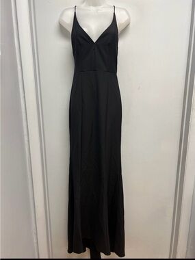 Simply Black Open Back Maxi Dress Size Small